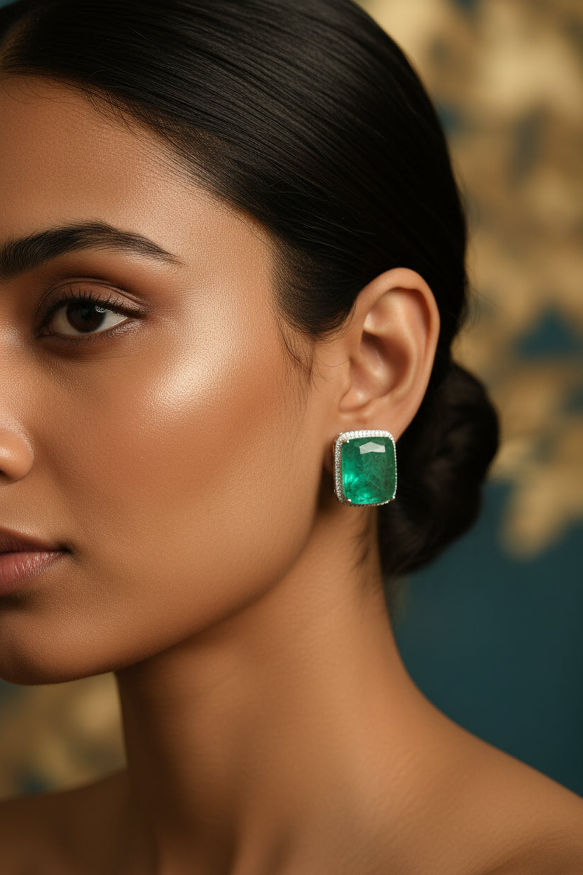 Doublet Sea Green Studs