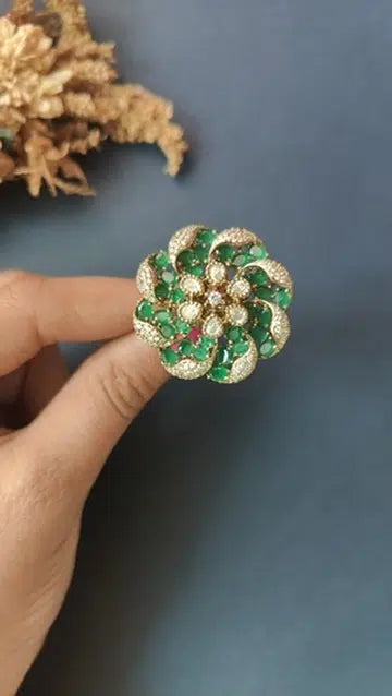 Neelam Kundan Ring