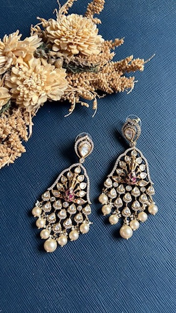 Ethnic Morni Earrings