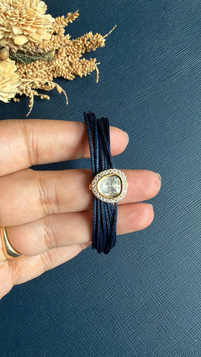 Stella Fashion Bracelet - Navy Blue