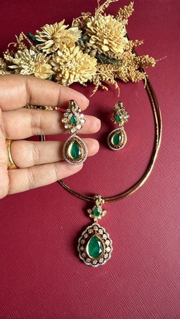 Clara Victorian Hasli Set - Green