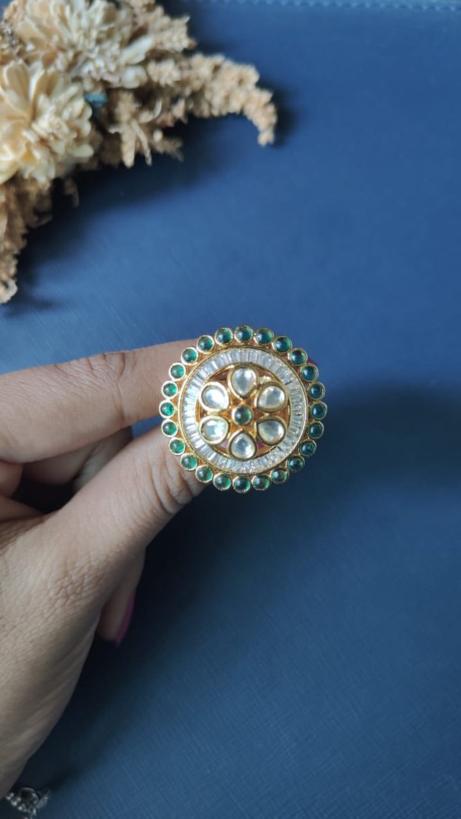 Madhu  Kundan Ring