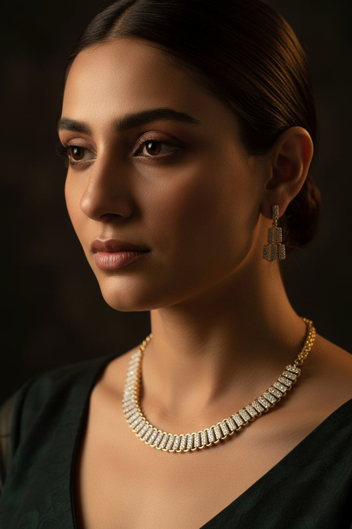 Saloni Diamond Necklace Set