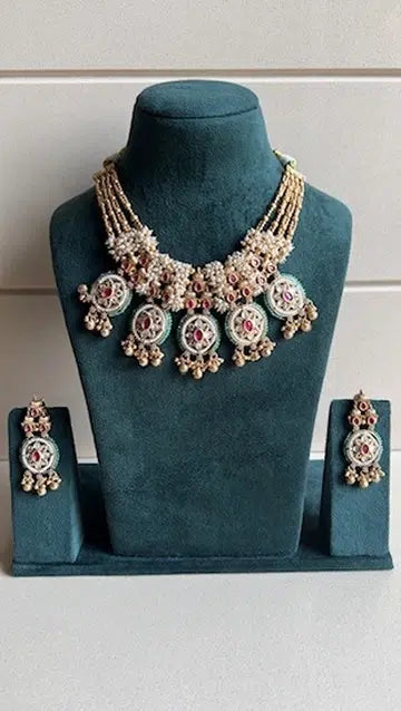 Dhruvi Fusion Necklace Set
