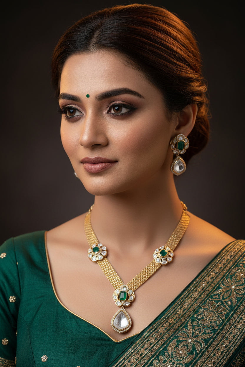 Vamika Kundan Necklace Set