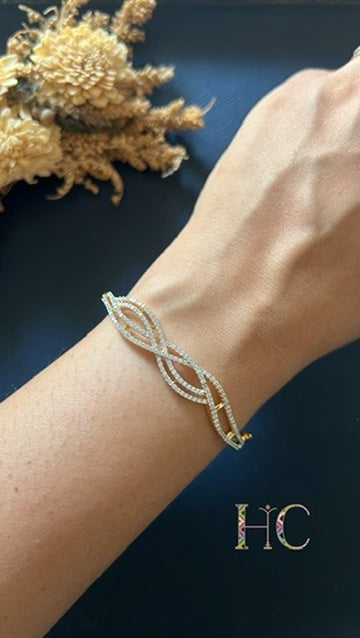 Wave Diamond Bracelet
