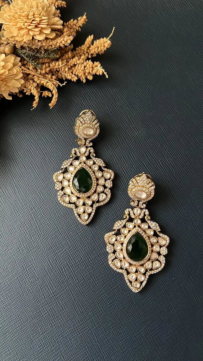 Aaria Emerald Earrings
