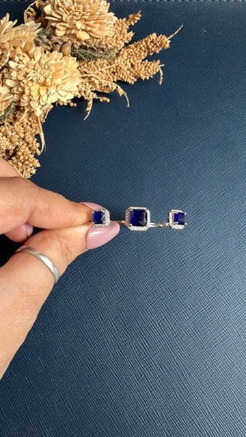 Nimita Diamond Ring- Blue