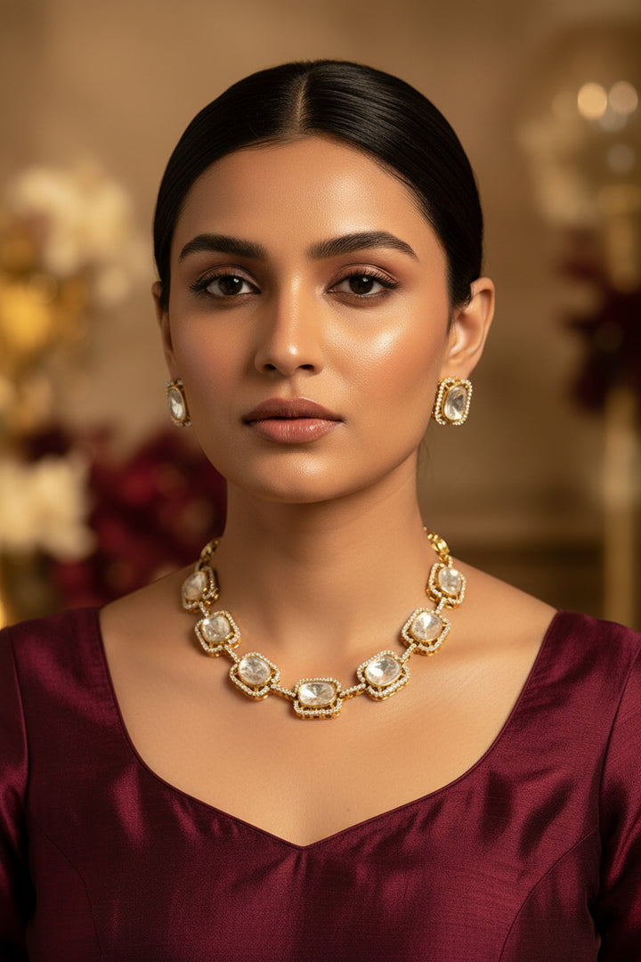 Kashi Kundan Necklace Set