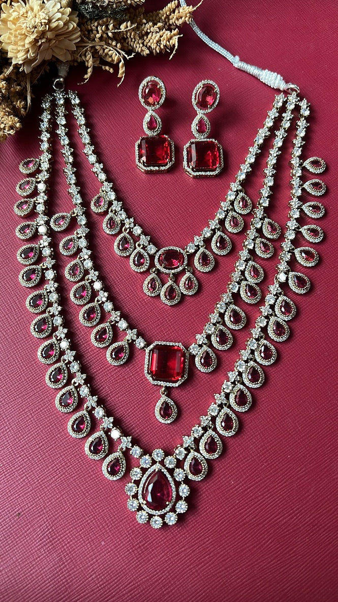 Aleena Diamond Necklace Set