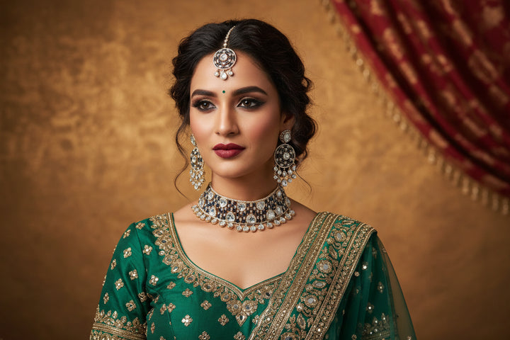 Blue Moon Kundan Choker