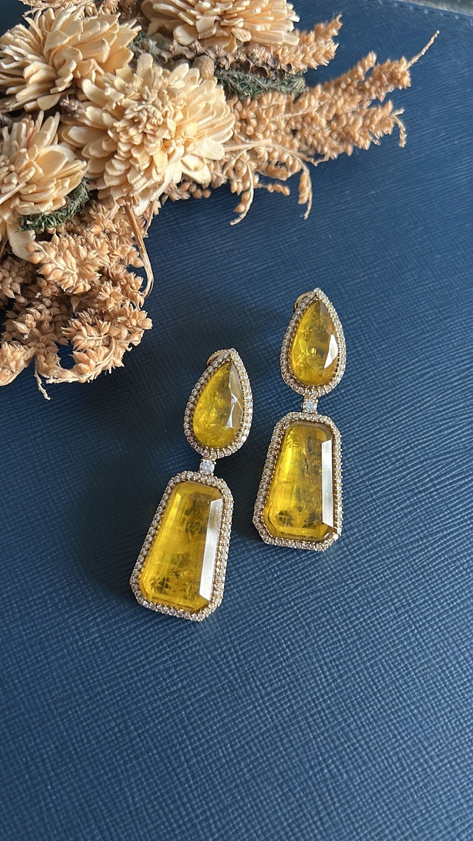 Zareen Doublet Stone Earrings