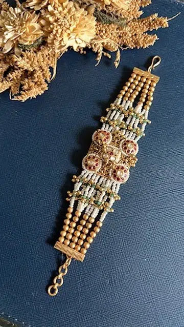 Pearl Fusion Loose  Bracelet