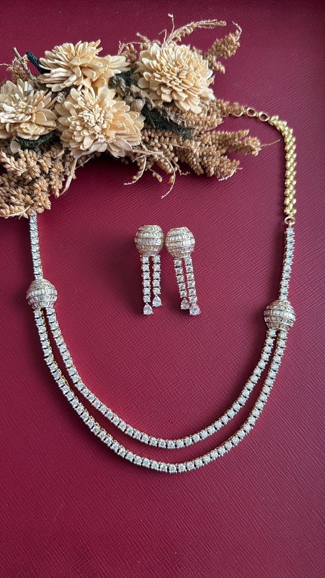 Meher Diamond  Necklace Set