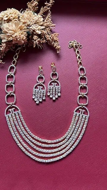 Krishna Diamond  Necklace Set