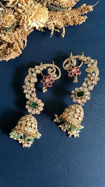 Statement Chandbali Jhumkas