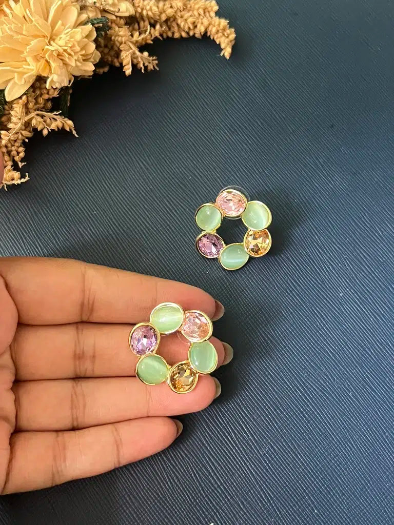 Fancy Stone Earrings