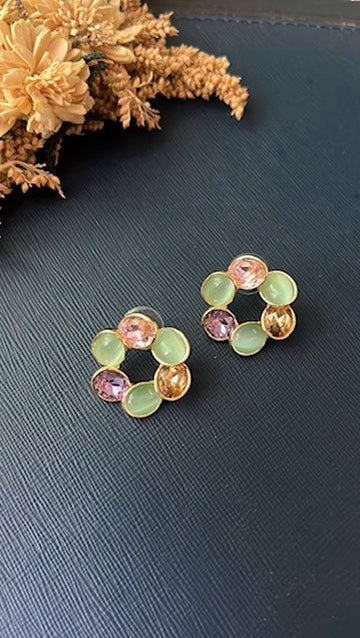 Fancy Stone Earrings