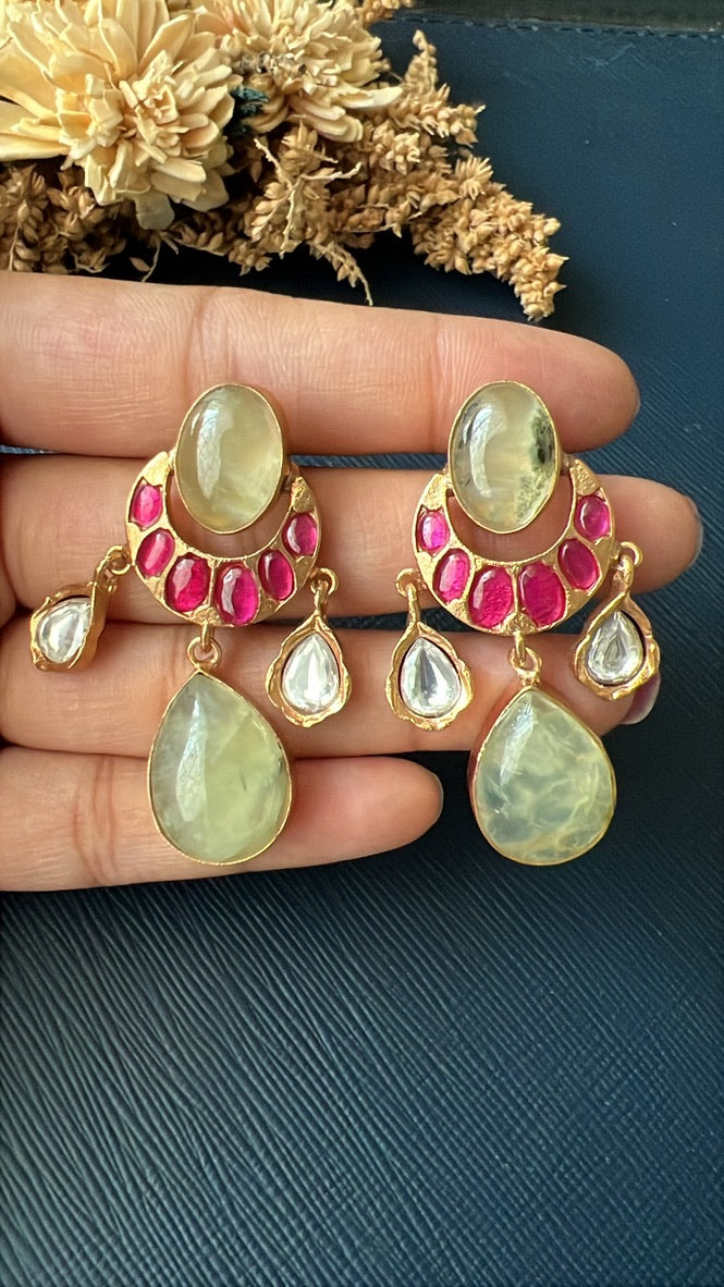 Alka Doublet Earring- Sea Green