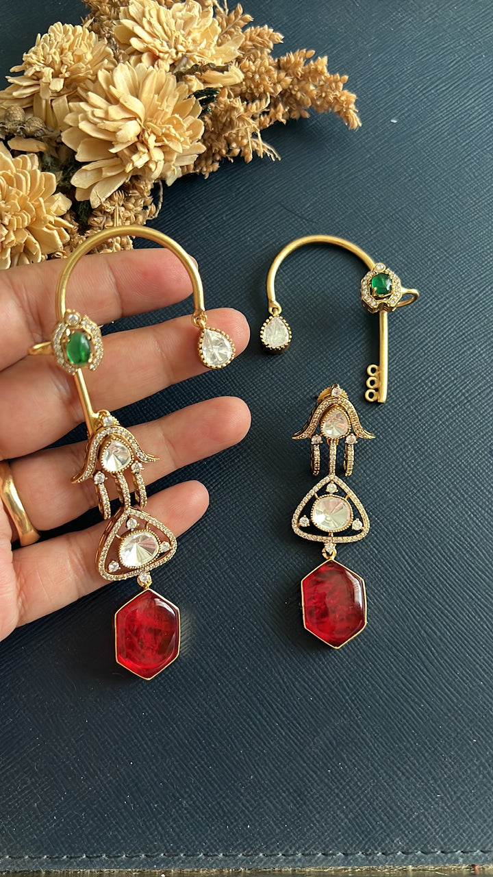 Saesha Kundan Earcuff