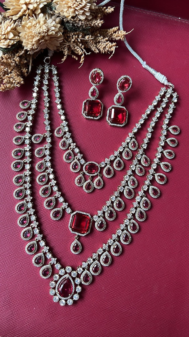 Aleena Diamond Necklace Set