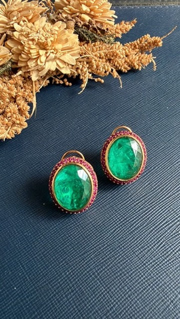 Rubina doublet Studs