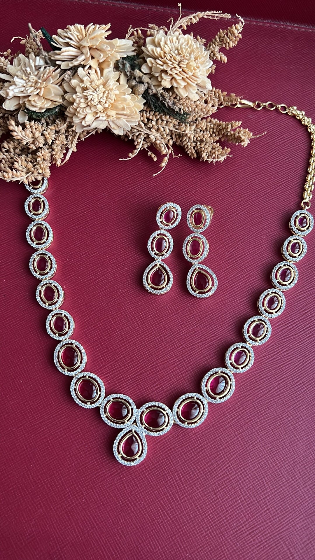 Noopur Diamond Necklace Set