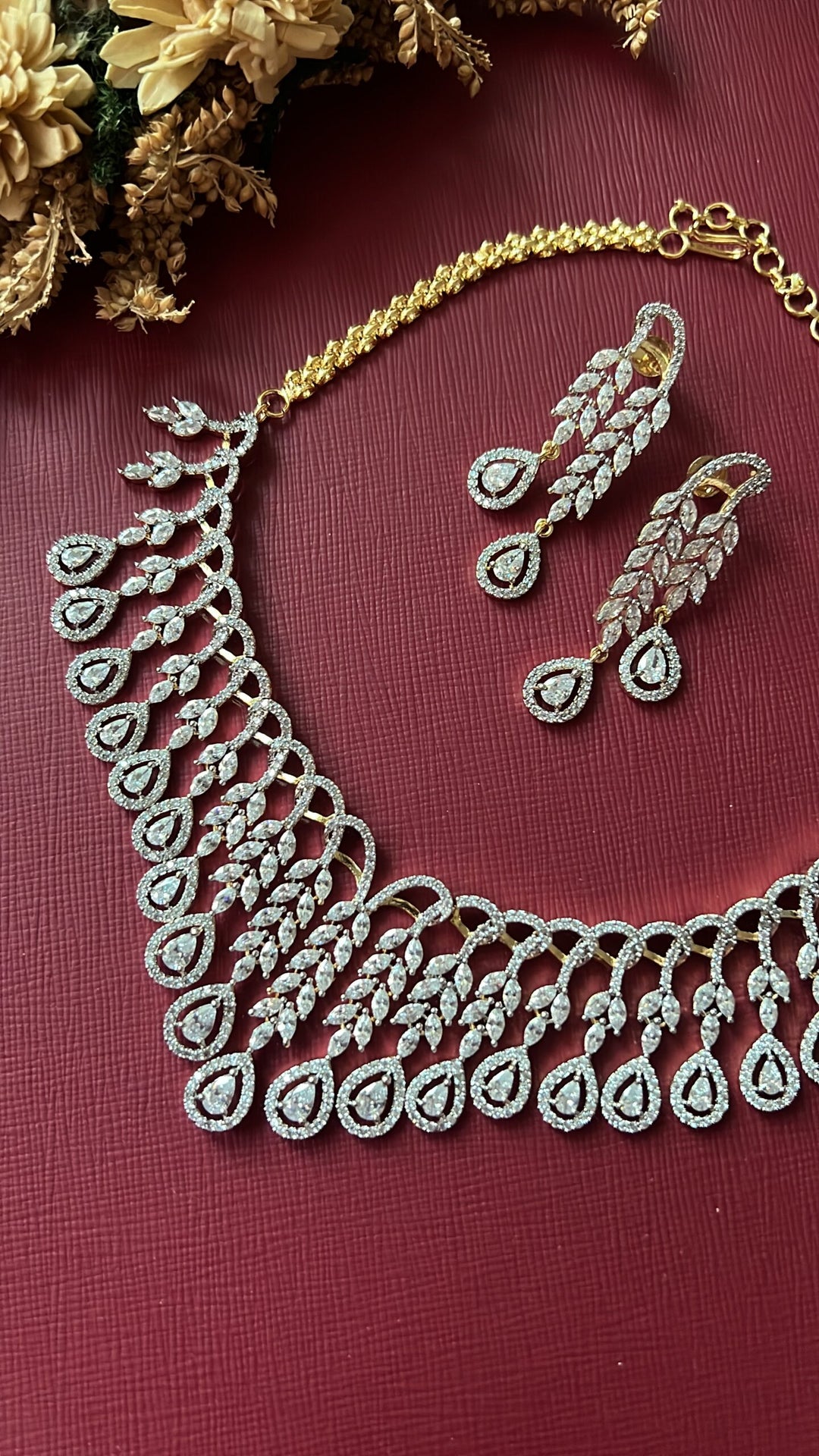 Maya Diamond Necklace Set