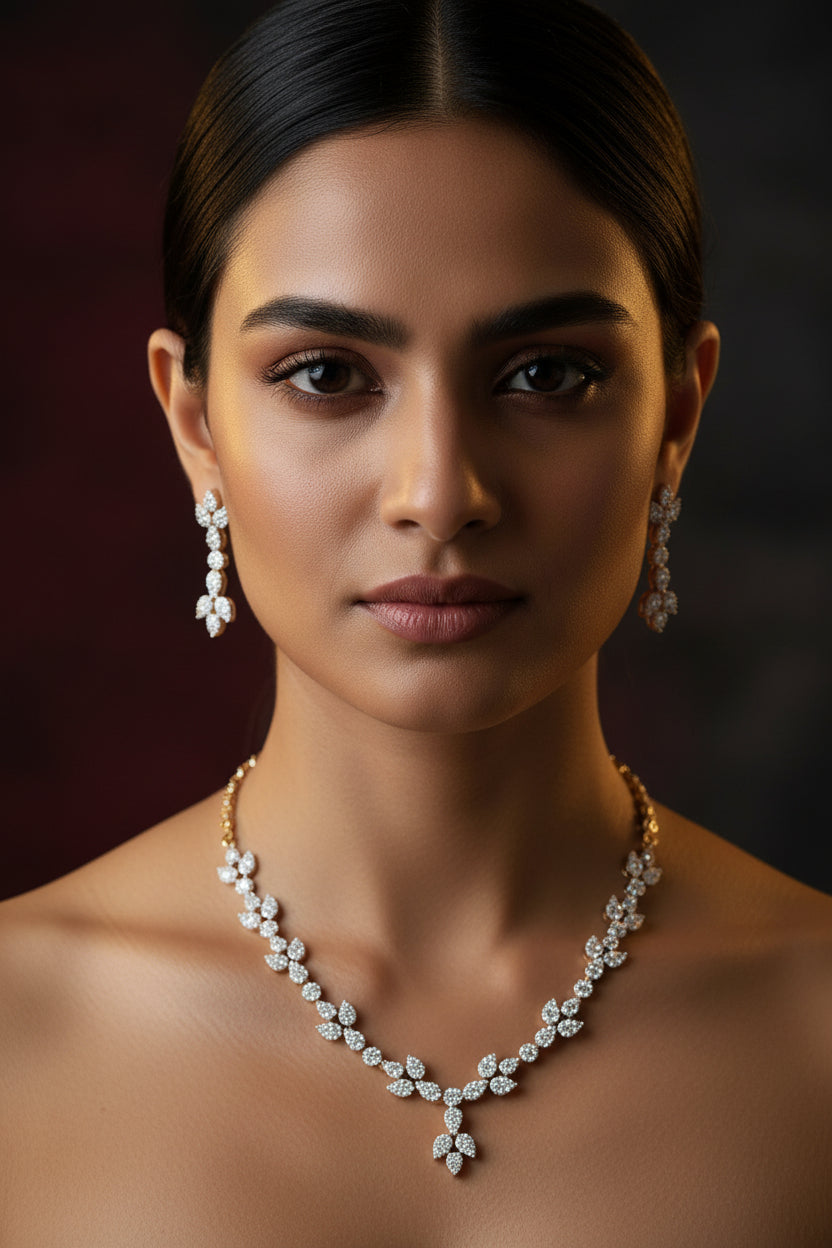 Urvashi Diamond Necklace Set