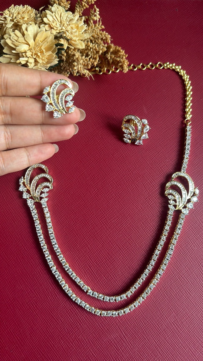 Ivana Diamond Necklace Set