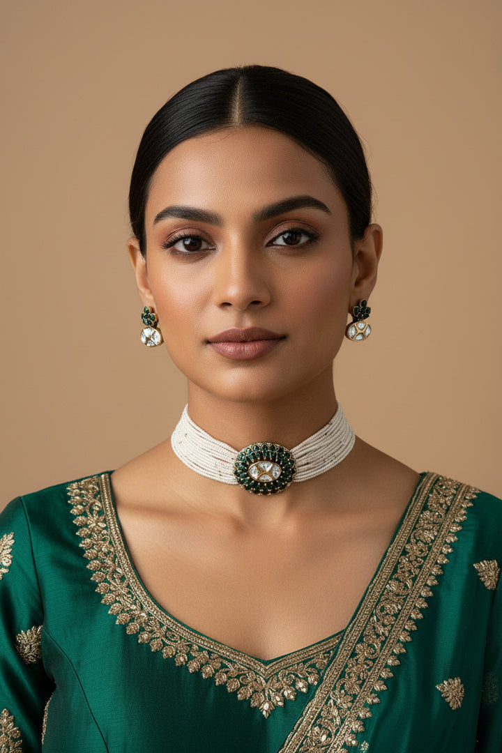 choker set, kundan choker set 