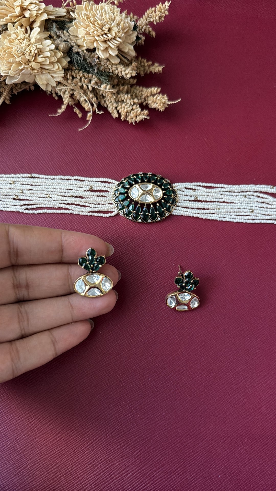 choker set, kundan choker set 