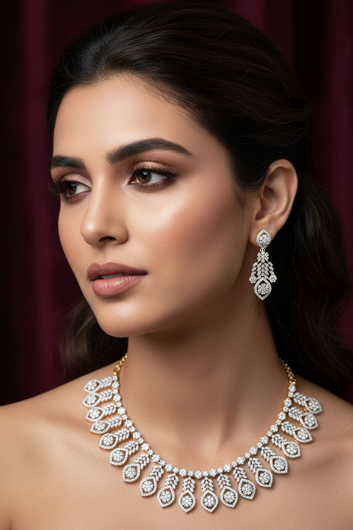 Darshana Diamond Necklace Set