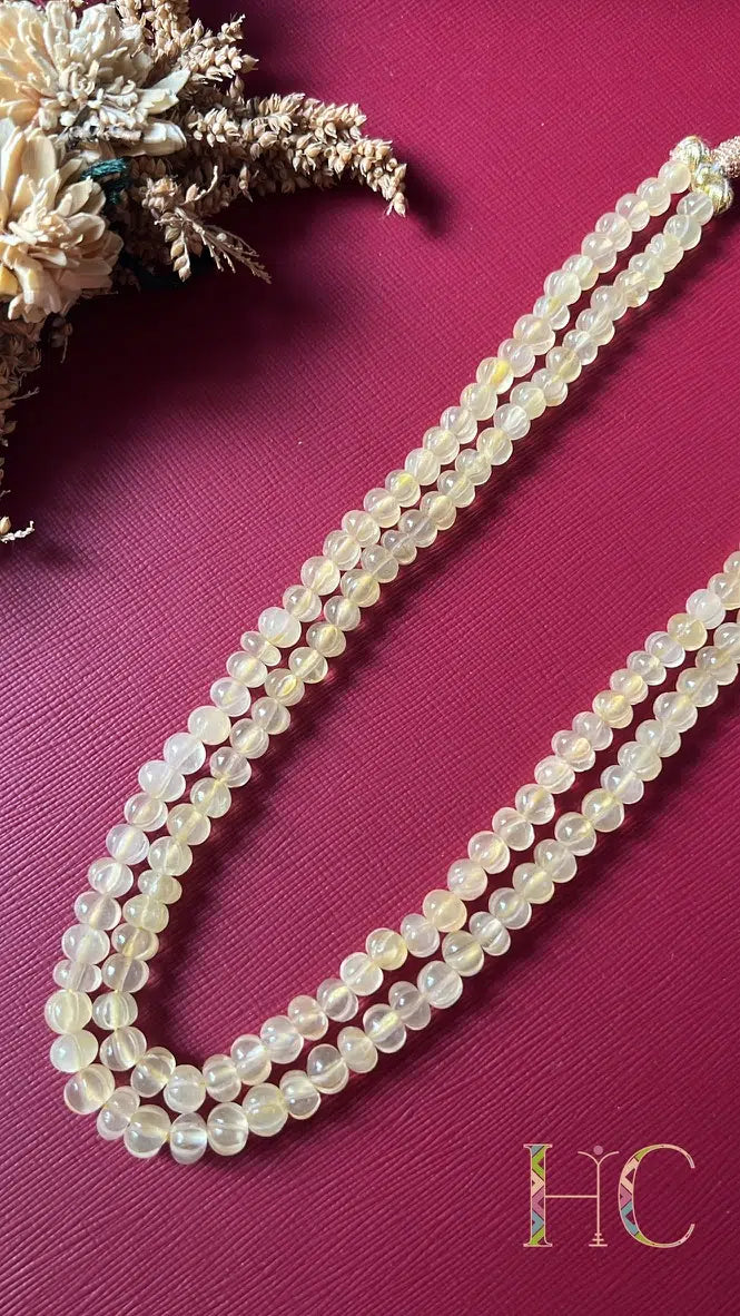 Pumpkin Cut Yellow Mala