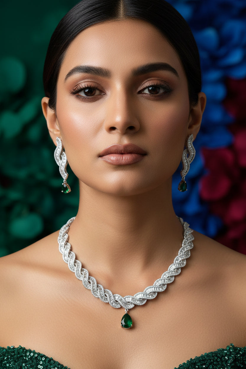 set of jewellery
imitation jewellery
bridal jewellery set