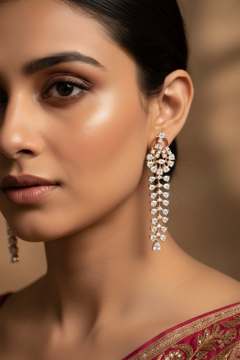 Nitya Diamond Earrings