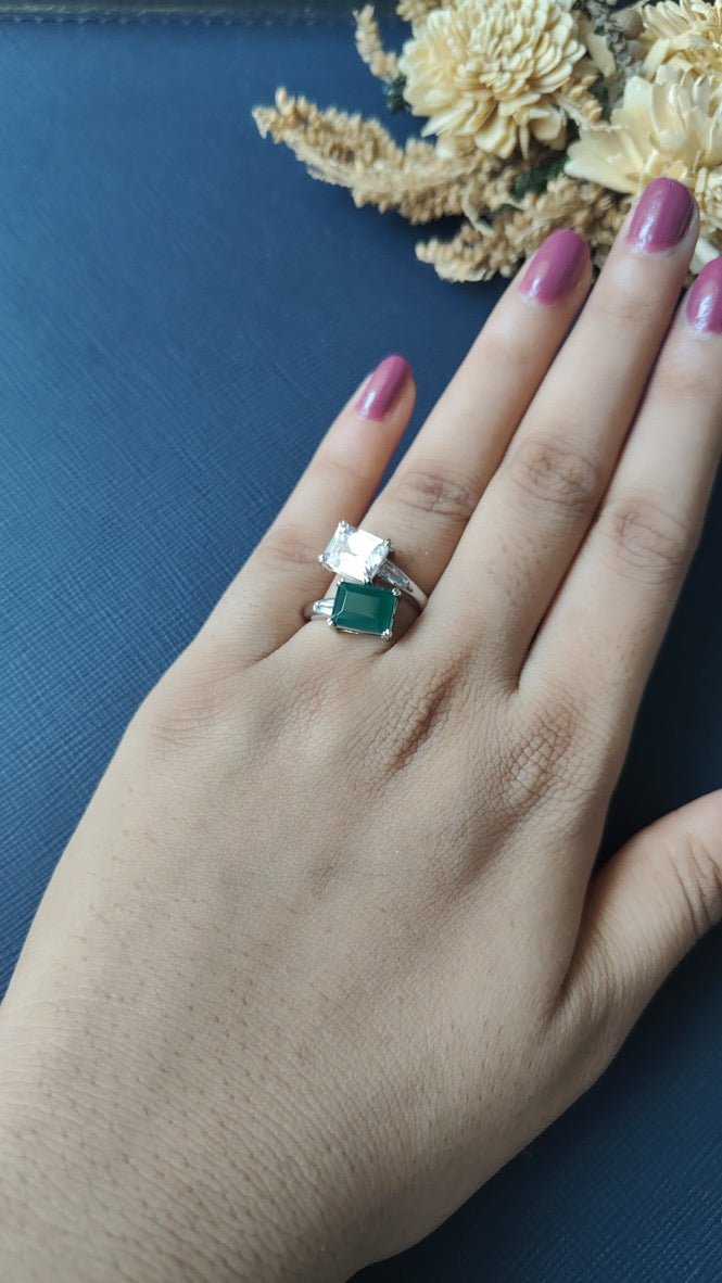 Jaya Diamond Ring - Green