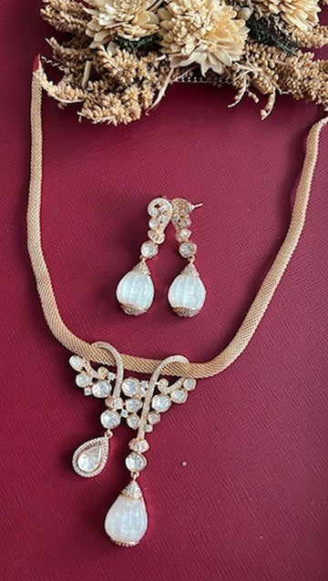 Nisha Kundan Necklace Set