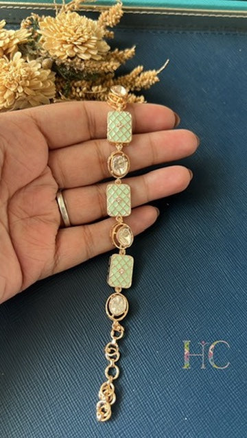 Garima Kundan Tennis Bracelet