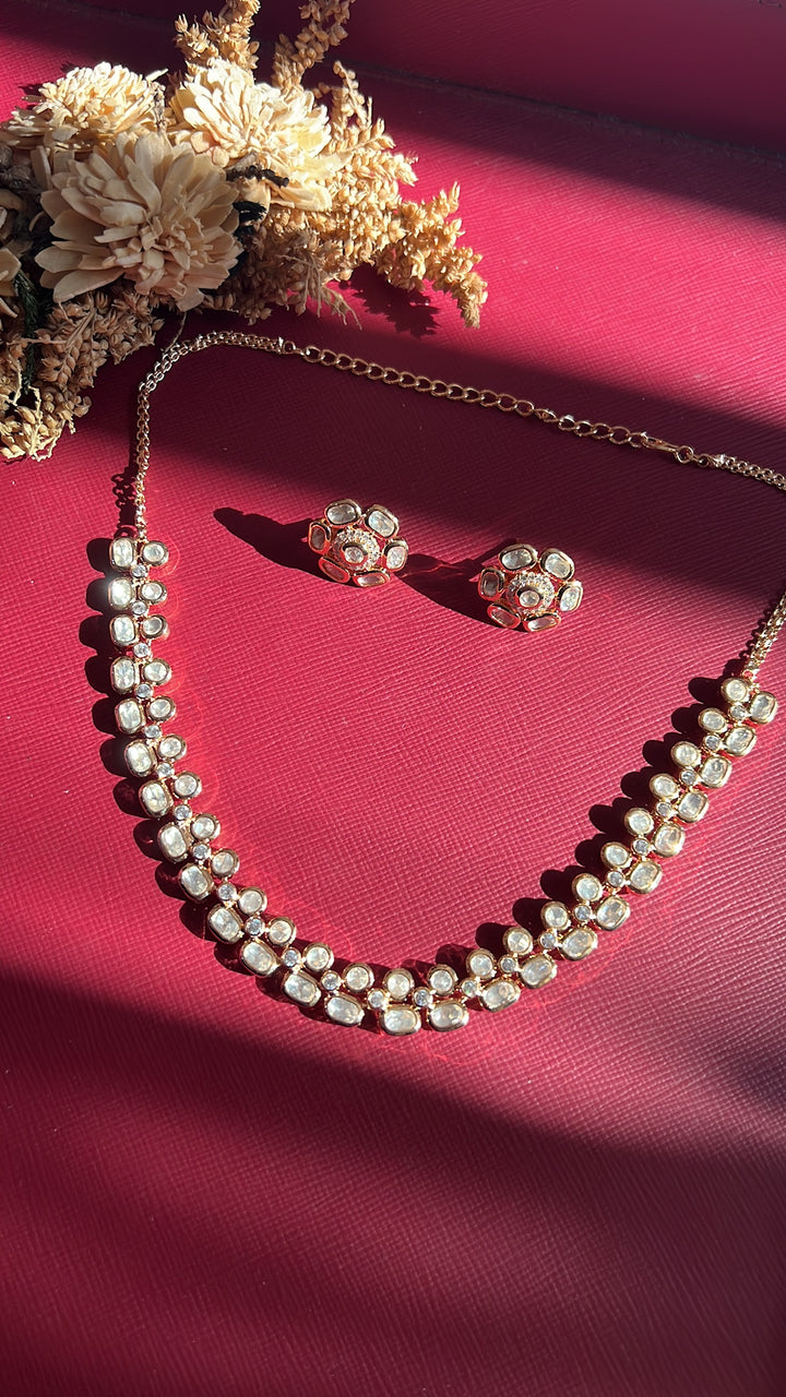 Nisha  Kundan Necklace set