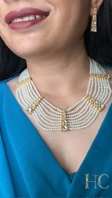 Pearl necklace set