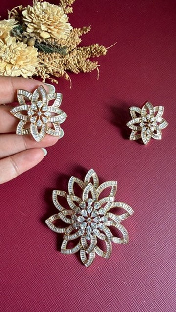 Vaishnavi Diamond Pendant Set