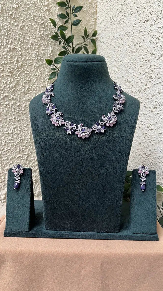 Moorni Beaded Diamond  Set