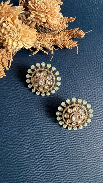 Movina Kundan Studs