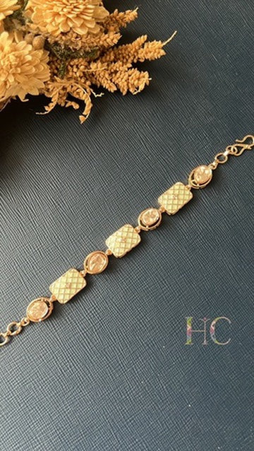Garima Kundan Tennis Bracelet