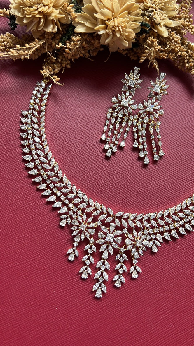 Moksha Diamond Necklace Set