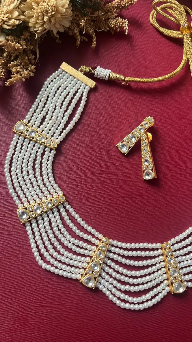 Pearl necklace set