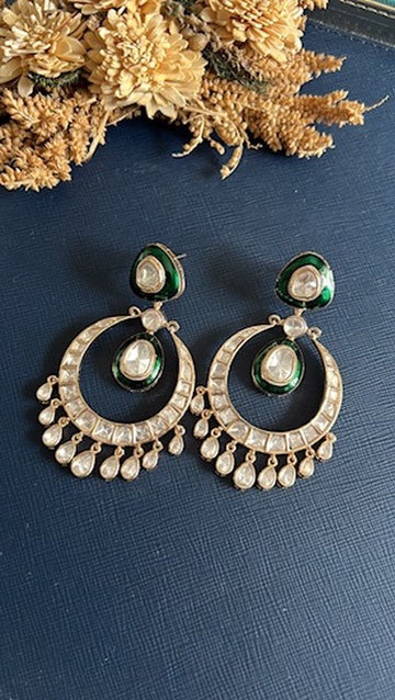 Celebrity Inspired Kundan Chandbali