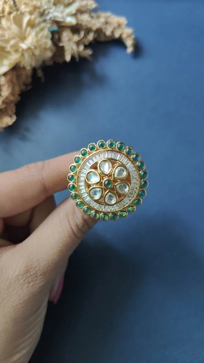 Madhu  Kundan Ring