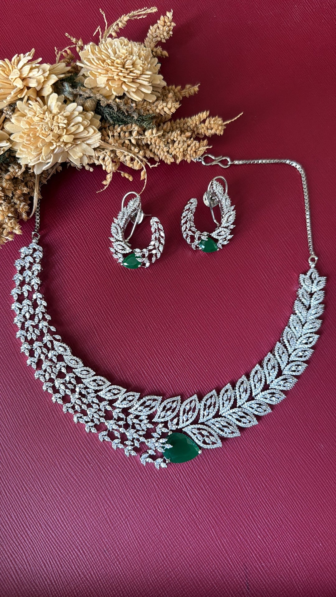 Deepa Diamond Necklace Set